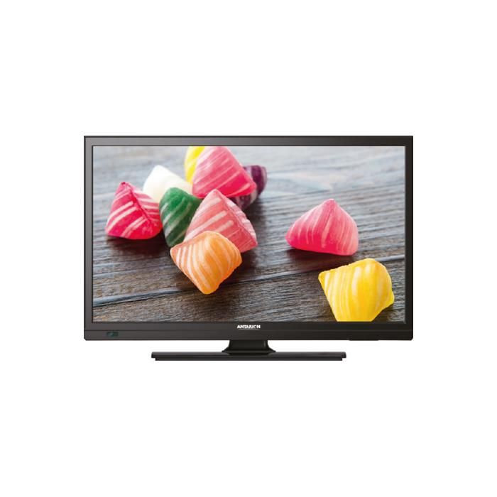 T&eacute;l&eacute;viseur LED 19"" ANTARION - HD 1366x768 - Camping car 12V - Port USB DVB-T2 