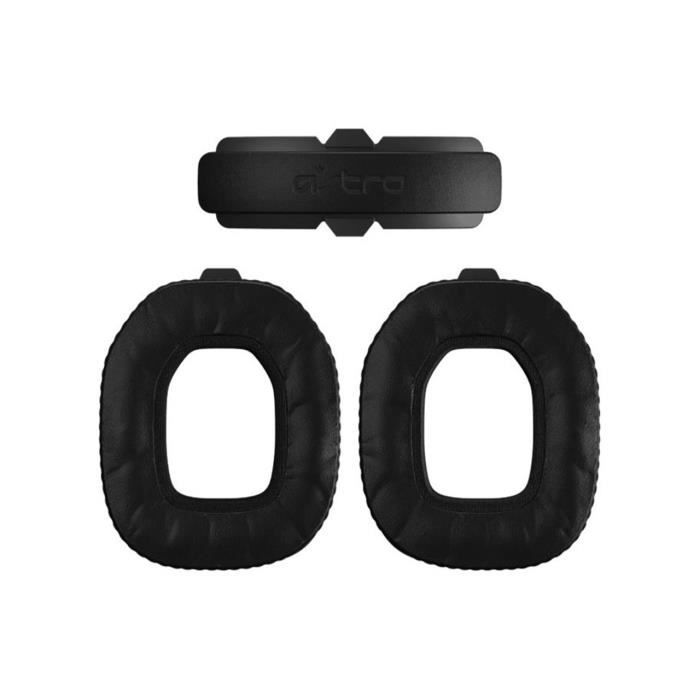 Bandeau et coussinets d'oreille ASTRO A50 Wireless Mod Kit Noir - Compatible avec casque sans fil A50 4e génération