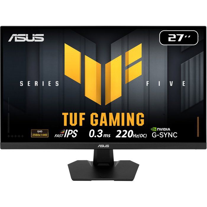 Écran PC ASUS TUF Gaming VG27AQ5F 27 Quad HD 220Hz Fast IPS HDR10 FreeSync G SYNC 1ms - vue 2
