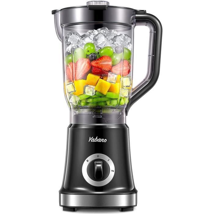 Blender Smoothie, Blender mixeur et Milkshake Professionnel avec 1.8L