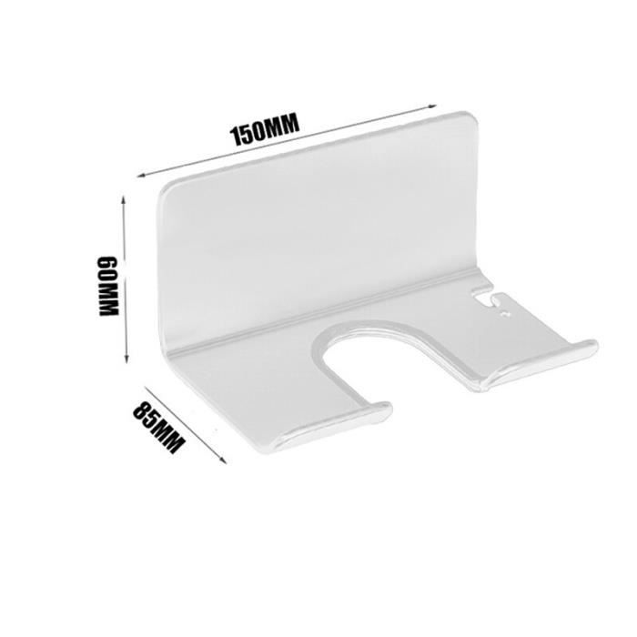 Étagère Murale Porte De Placard - Support Sèche-Cheveux Sans Perçage, Rangement Cuisine/Salle De Bain