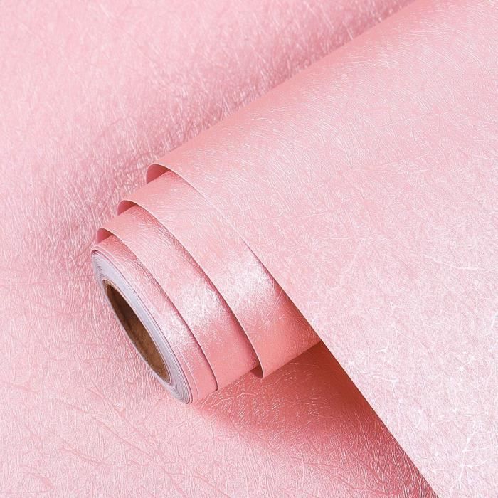 Papier Pailleté Rose FunStick - Autocollant Brillant Pour Déco Meuble Et DIY - 40cm X 2m