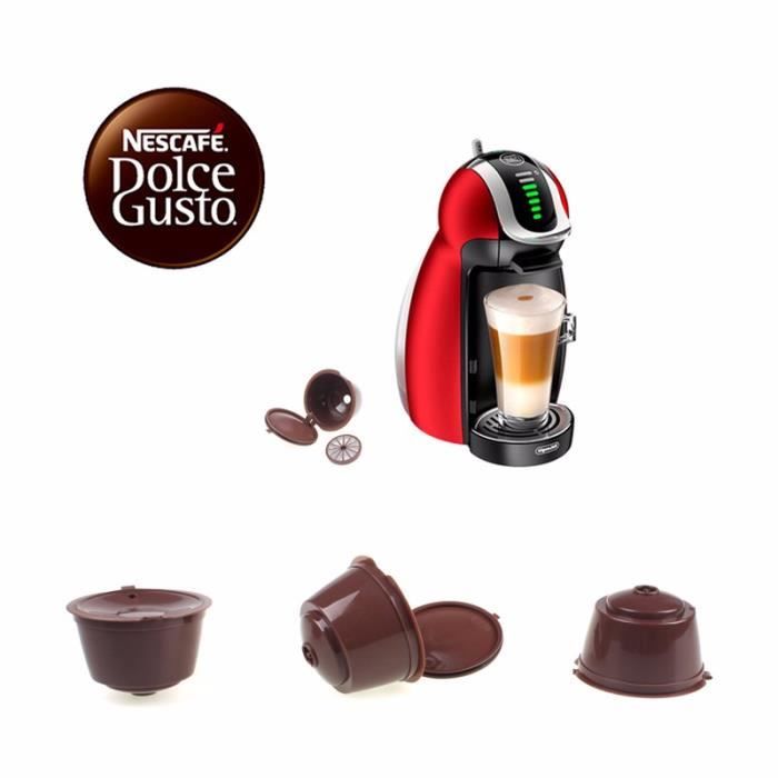 Generic Dolce Gusto 3 Capsules réutilisable compatible Dolce Gusto  multi-couleurs, capsule filtre à café Nescafé à prix pas cher