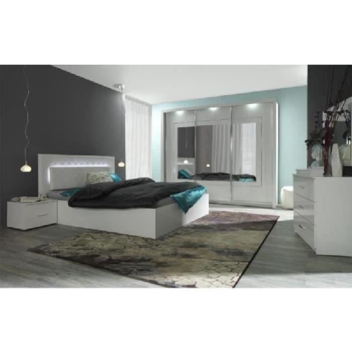 Chambre A Coucher Complete Panarea Led Laquee Achat Vente Chambre Complete Chambre A Coucher Complete Soldes Sur Cdiscount Des Le 20 Janvier Cdiscount