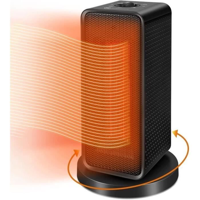 Radiateur Soufflant Echos Mural 2000W – Télécommande, Minuterie, économe