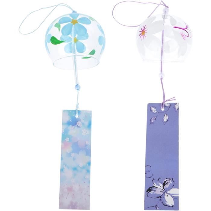 LAI Carillons éoliens Bois Métal Cloches à Vent, Ornement PASdin Patio Cour Décoration Suspendue