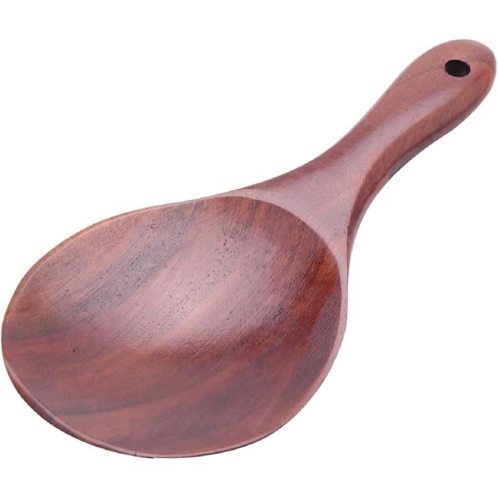 Cuillère à Riz Sur Pied En Acier Inoxydable - 21 Cm, Bord Rond, Résistante à La Chaleur, Pour Cuisine