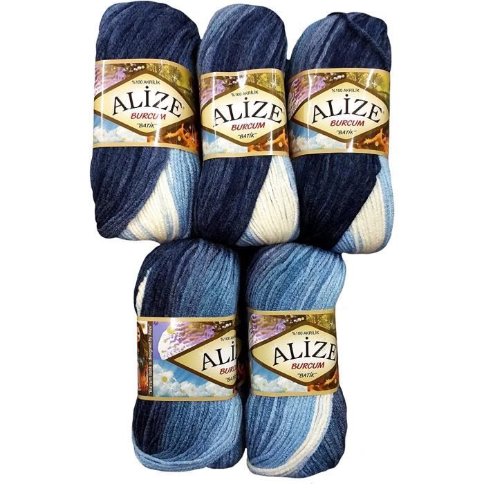 Alize Burcum Klasik Pelote De Laine 100 G (Gris Foncé Mélangé (196