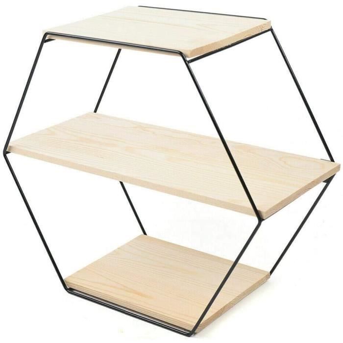Master And Co. Cheminée Flottante En Bois De 122 Cm, Noyer