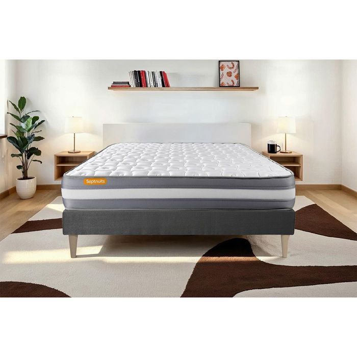 Matelas + sommier  140x190 Memo Plus Mémoire de forme 3 zones