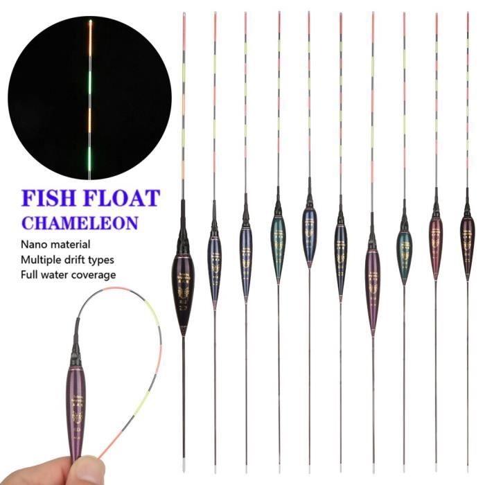 10 Pièces ABS Nuit Pêche Flotteur Pointe Support De Lumière