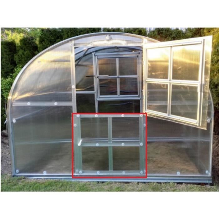 Additional door for greenhouses KLASIKA 100 x 100 cm, without coating