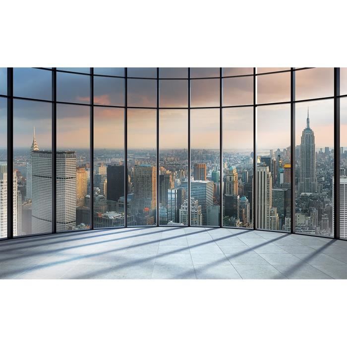 papier peint photo intisse 1510v8t new york 368x254cm 8 les mural poster geant xxl mer beach mer ocean nature jungle foret cdiscount bricolage