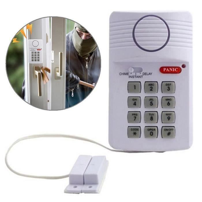 Alarme Détecteur3 Modèle Code Bouton Contacteur Sécurité à Garage Porte Fenêtre My08864
