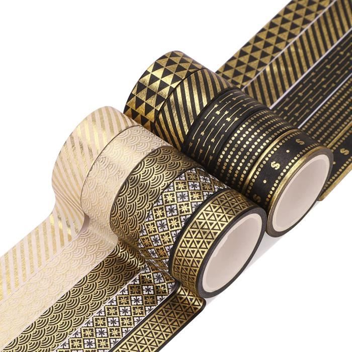 10 rouleaux de ruban adhésif de couleur Washi décoratif bricolage