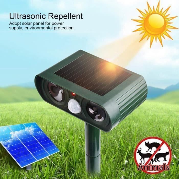 Repellente Solare Ad Ultrasuoni Per Talpe E Topi - IP66, 4 Pezzi, 50 Mq Di Copertura, Pannello Solare Con Batteria 600mAh