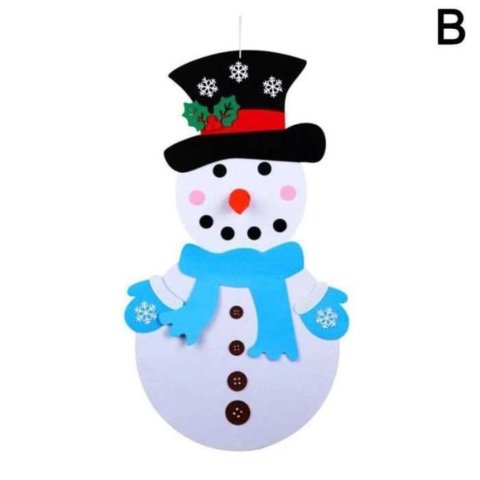 Kit De Fabrication De Bonshommes De Neige En Pâte à Modeler - 12 Packs Avec Accessoires (chapeaux, écharpes...), Activité Manuelle Pour Enfants - 9