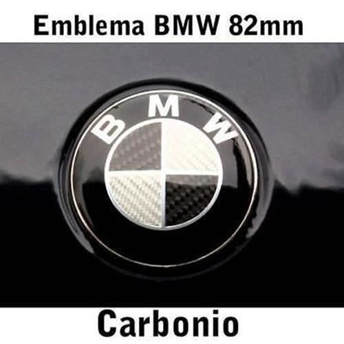 BMW HOOD EMBLEM LOGO 82 MM CARBONE EMBLÈME BADGE 82MM FREGIO TAILGATE