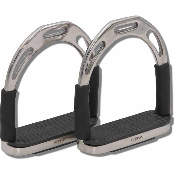Étriers De Sécurité Euro Horse Inter – Aluminium, Dégagement Rapide, Stabilité, 4,75