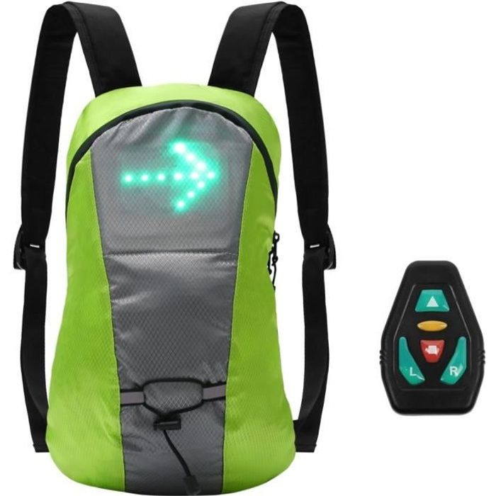 Sac a sale dos clignotant velo
