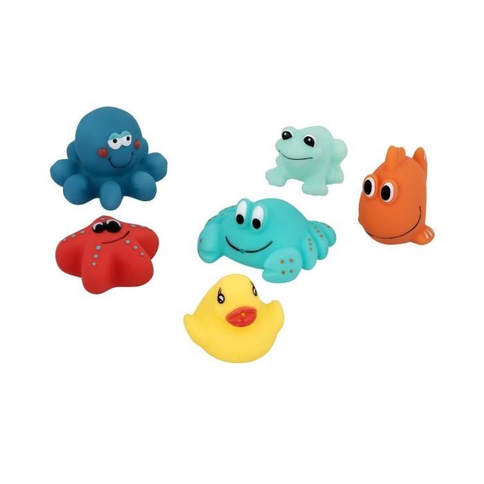 Bebe Confort Jouets De Bain Animaux Nageurs Splitto X6 Cdiscount Puericulture Eveil Bebe