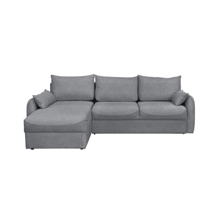 CALICOSY - Canapé dangle convertible avec coffre 3 places L260 cm - NAOMI - Gris CALICOSY - Canapé dangle convertible avec coffre 3 places L260 cm - NAOMI - Gris