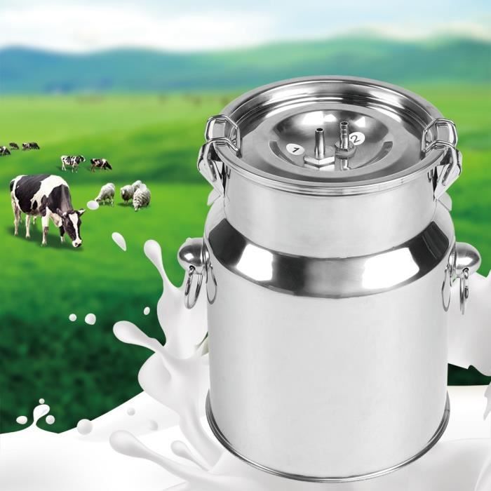 Machine De Traite Manuelle Portable 2L - Kit Électrique Pour Vaches Et Chèvres En Acier Inoxydable