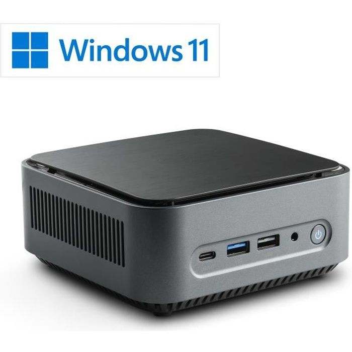 Mini-PC CSL Narrow Box Premium – 32Go – 1000 Go M.2 SSD – Win11