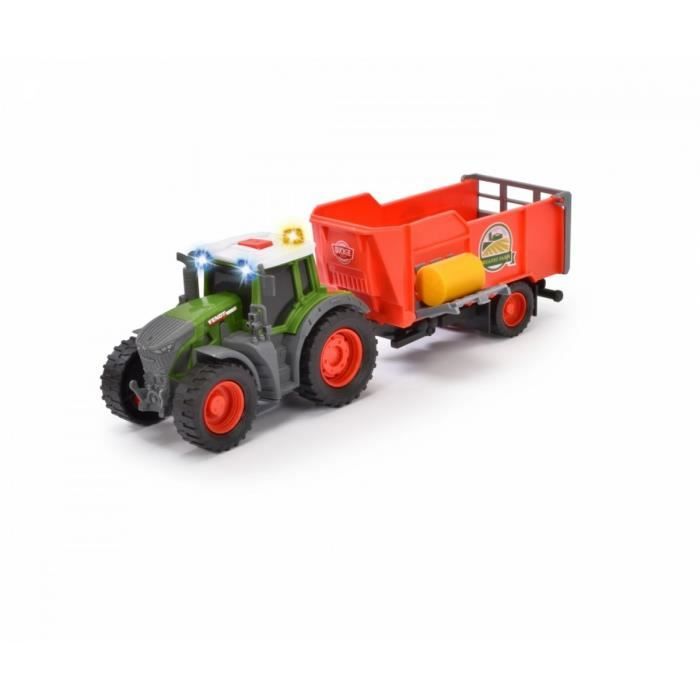 DICKIE TOYS - TRACTEUR FENDT AVEC REMORQUE (26 CM) JOUET POUR ENFANTS - Cdiscount Jeux - Jouets