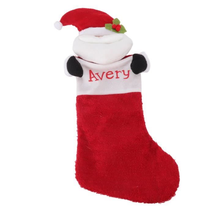 8 Chaussettes De Noël Blanches à Paillettes Dorées 23 Cm - Bas De Noël Avec Revers Peluche Pour Cadeaux, Friandises Et Décorations De Sapin