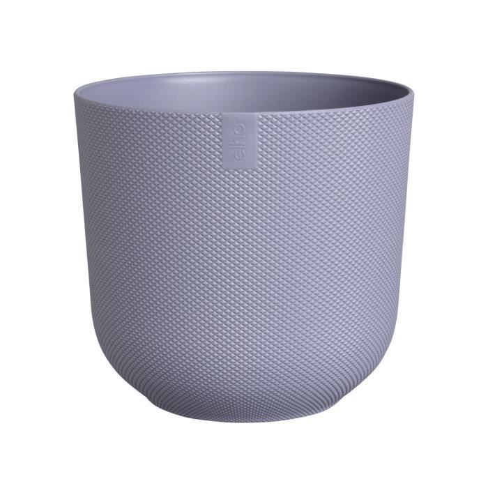 Elho Pot de fleur - Jazz Rond - Violet - L 35 x B 34.5 x H 32 cm - Intérieur - 100% recyclé - vue 1