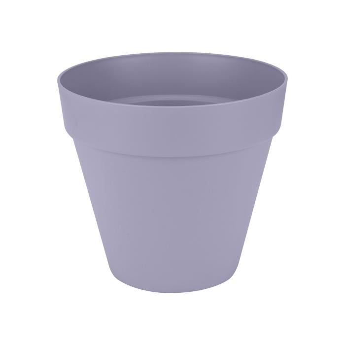 Pot de fleurs - LOFT URBAN - Plastique - Violet - Rond avec roues - Ø38 5xH35cm - 100% récyclé - ELHO