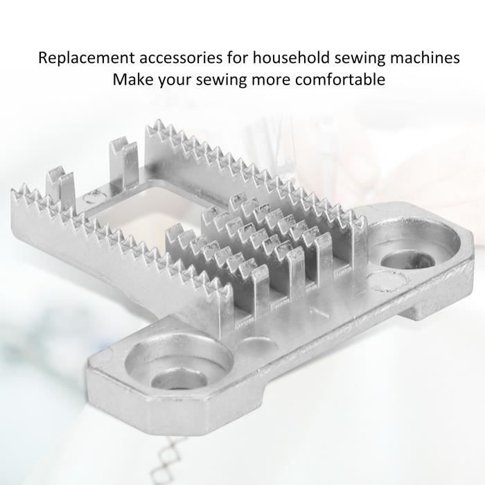 1 Set Plaque De Gorge Et Chien D'Alimentation Pour Machine à Coudre Pfaff 335 - Réf. 46498S + 46497S