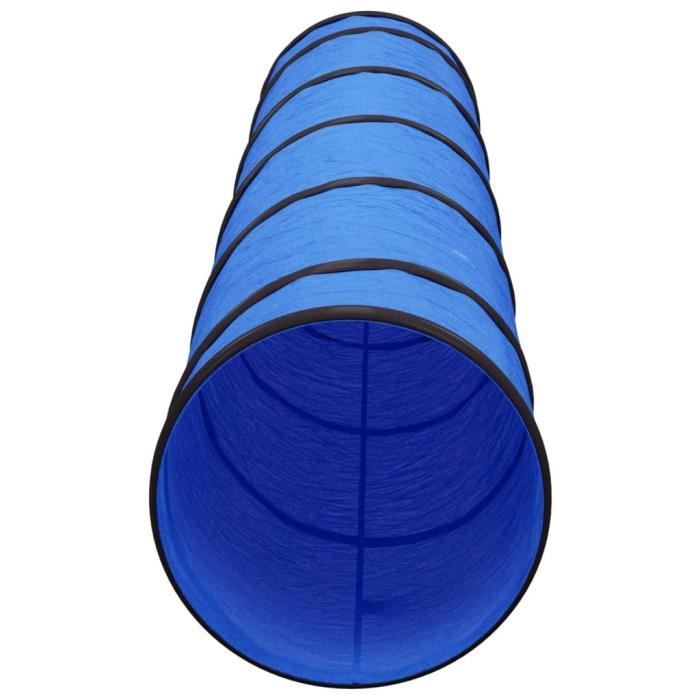 Fafeicy Tunnel pour chien bleu Ø 40x200 cm polyester LS008