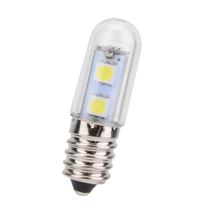 Fdit Ampoule E14 Blanc 220V 1.5W E14 LED ampoules maïs lampe pour  réfrigérateur hotte aspirante Machine à coudre - Cdiscount Maison