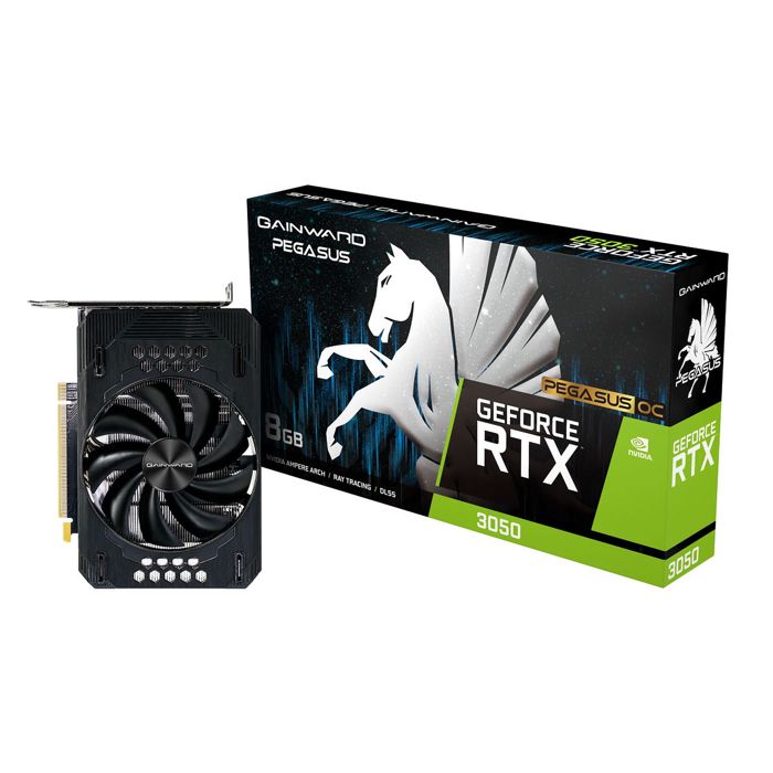 Carte graphique – Gainward – GeForce RTX 3050 – 8Go – Mini ITX – Noir
