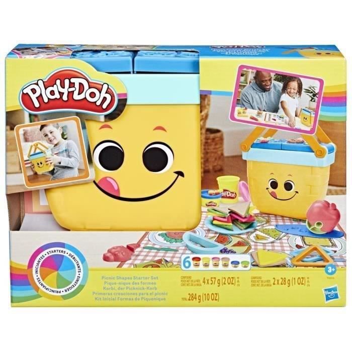 Play-Doh, Pique-nique des formes, jouets préscolaires de pâte à modeler