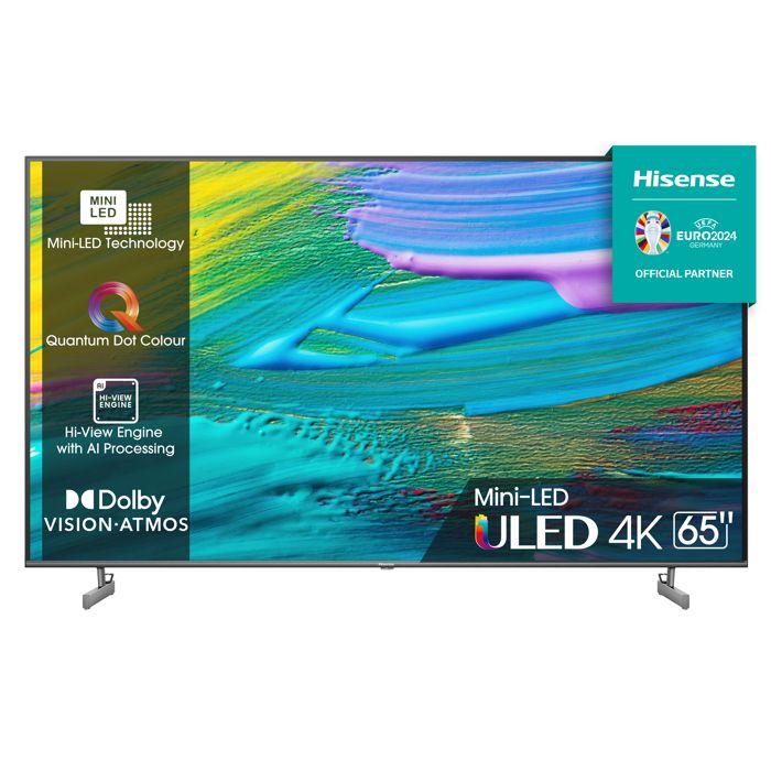 TV QLED - HISENSE - 65U6KQ - 65 (164 cm) - 4K UHD 3840x2160 - HDR - TV connecté - 3xHDMI