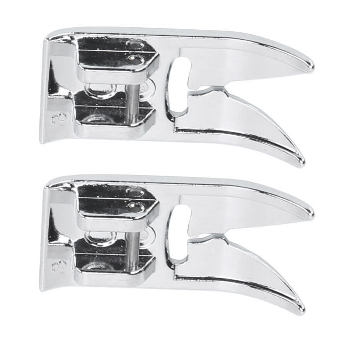 Lot De 2 Pieds De Biche Pour Fermeture éclair Invisible - Compatible Singer, Brother, Janome Et Autres Machines à Coudre à Faible Bras