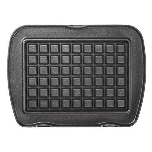 Lagrange Jeu de plaque Gaufres Liégeoises pour Gaufrier Premium Noir