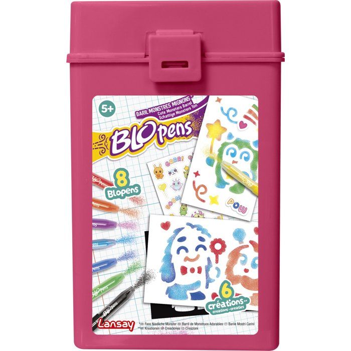 Loisir créatif LANSAY BLOPENS jeu de coloriage BARIL MONSTRES MIGNONS Dès - vue 7