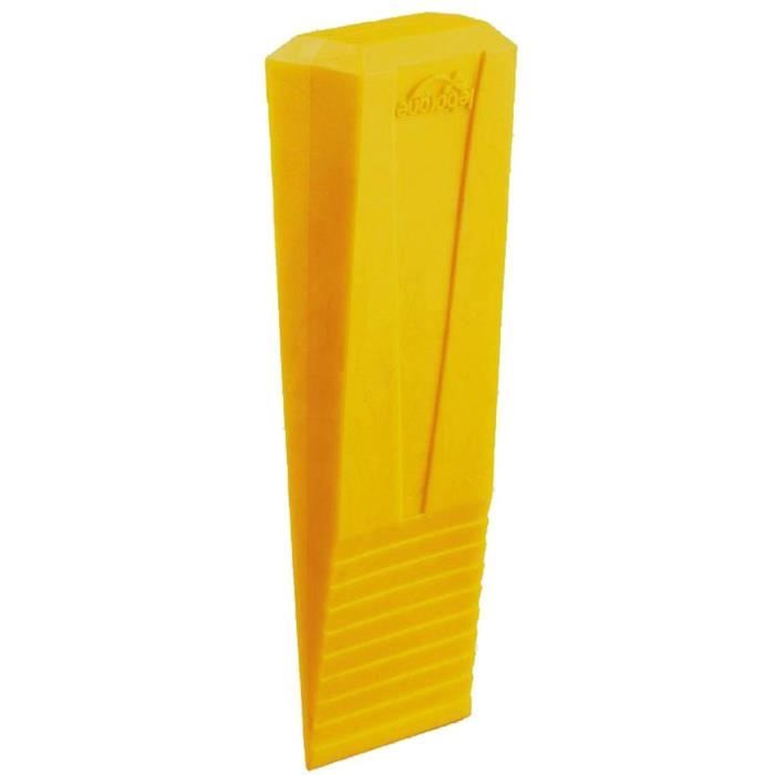 Coin D'Abattage Plastique Leborgne 21 Cm - Épaisseur 3,5 Cm, Poids 0,24 Kg, Bord Fin Et Pointe Nervurée Pour Orienter La Chute Des Arbres