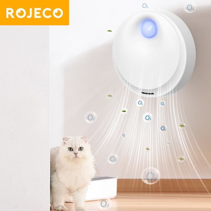 Meilleurs prix pour LAMPE A POSER ROJECOPurificateur d'air intelligent pour chat 4000mAh désodorisant pour litière toilettes automatiques pour animaux