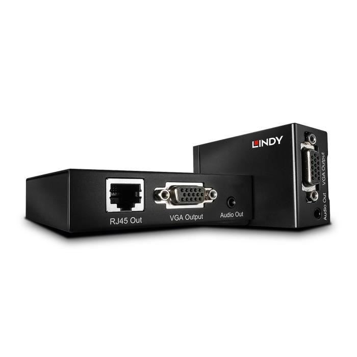 300m VGA /& Audio Cat.5//6 Lindy Kit Extender amplificateur