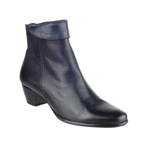 bottines marine femme
