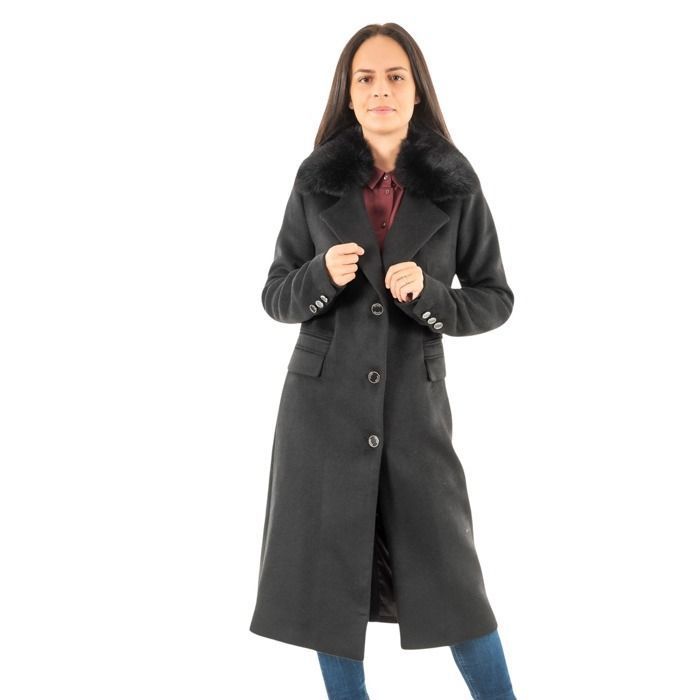 Manteau noir guess best sale
