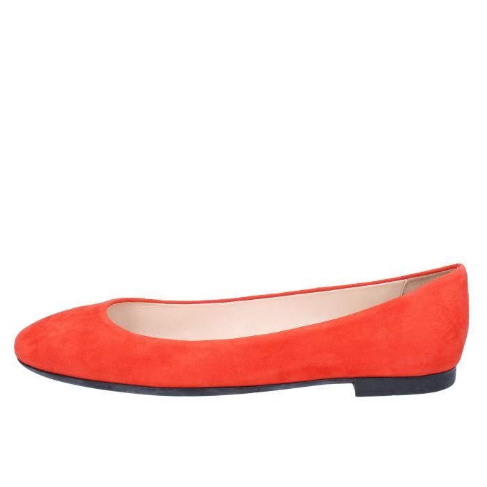 ballerine orange femme