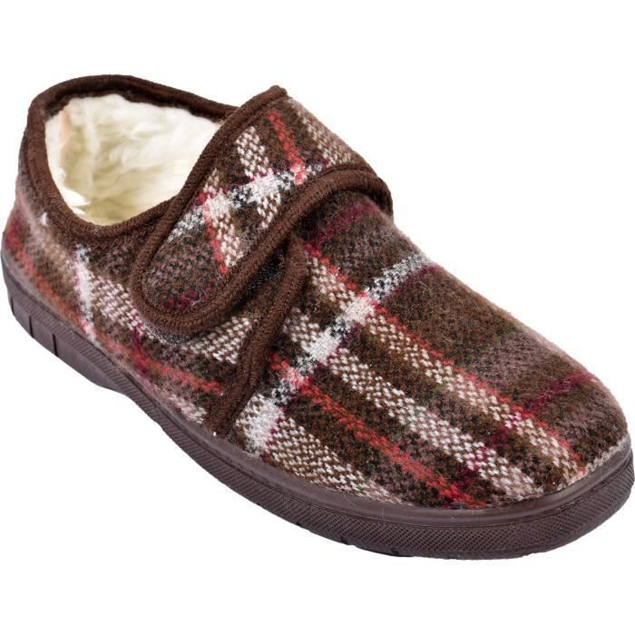 OZABI CHARENTAISE - Pantofole Miste Premium ZH22827 In Blu Marino, Taglia 45, Unisex Calde E Confortevoli - 2