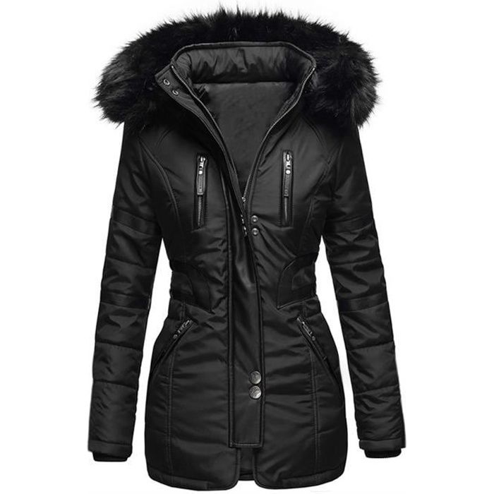 Manteau a capuche femme hiver cheap