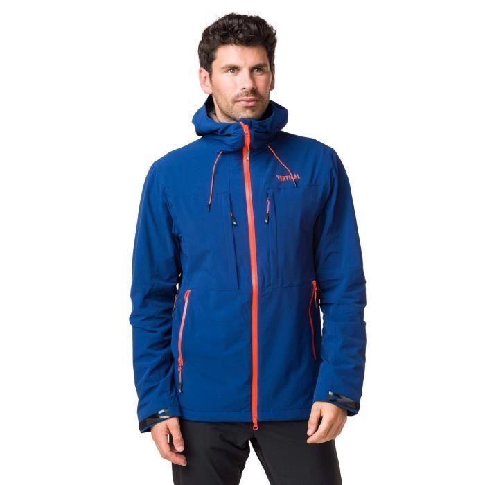 veste de ski homme - vertical - santi mp+® - bleu marine - imperméable - respirant - sports d'hiver
